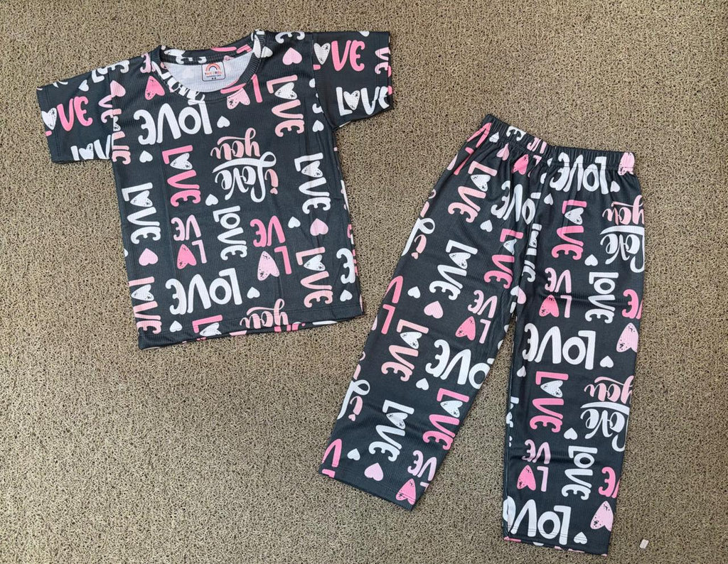 Kids Tshirt and Pant Set